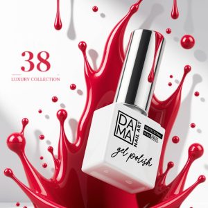 Esmalte semipermanente RED 38  HEMA & TPO FREE DAMA NAIL ART