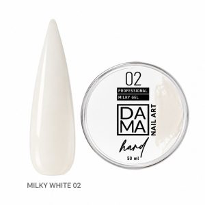Gel constructor Blanco Lechoso N°02 DAMA NAIL ART HEMA & TPO FREE