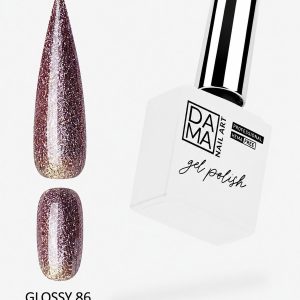 Esmalte semipermanente Glossy 86 HEMA & TPO FREE DAMA NAIL ART