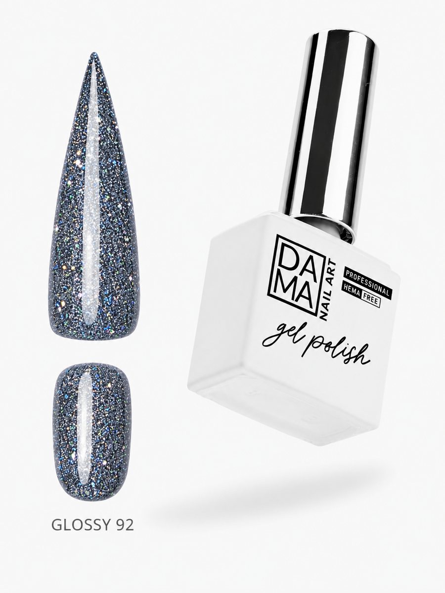 Esmalte semipermanente Glossy 92 HEMA & TPO FREE DAMA NAIL ART