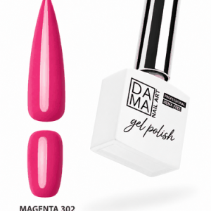 Esmalte semipermanente Magenta 302 HEMA & TPO FREE DAMA NAIL ART
