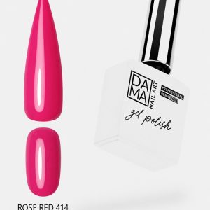 Esmalte semipermanente Rose red 414 HEMA & TPO FREE DAMA NAIL ART