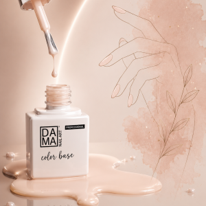 Rubber base color beige 06 DAMA NAIL ART HEMA & TPO FREE