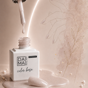 Rubber base shiny color nude 07 DAMA NAIL ART HEMA & TPO FREE