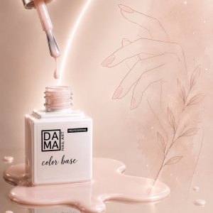 Rubber base color beige 10 DAMA NAIL ART HEMA & TPO FREE
