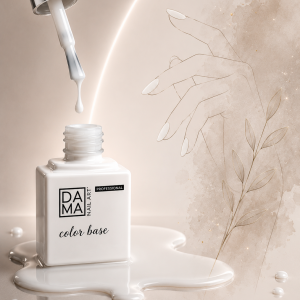 Rubber base color blanco lechoso 11 DAMA NAIL ART HEMA & TPO FREE